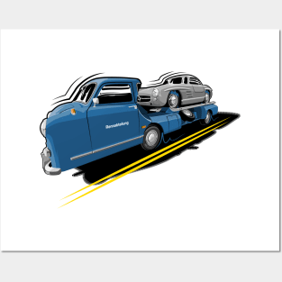 Mercedes-Benz Renntransporter Posters and Art